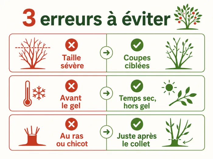 Trois erreurs de taille à éviter