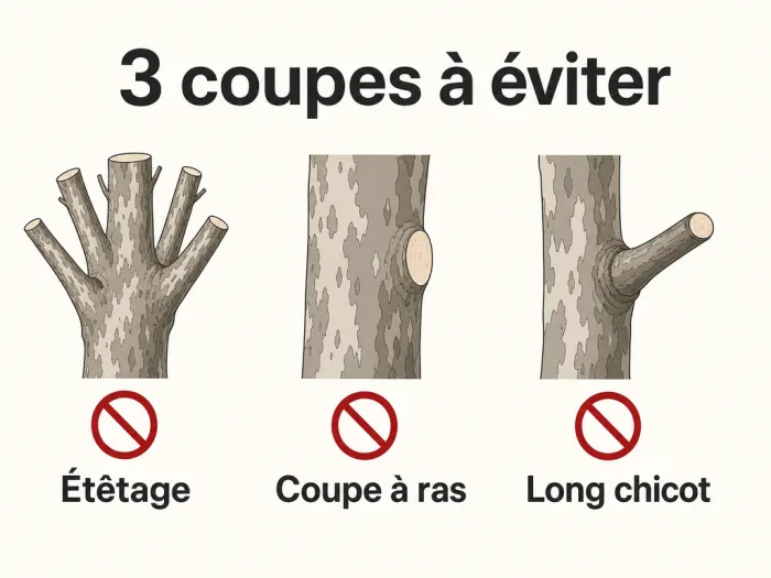 Trois erreurs de taille du platane