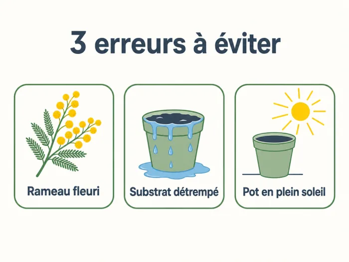 Erreurs à éviter lors du bouturage