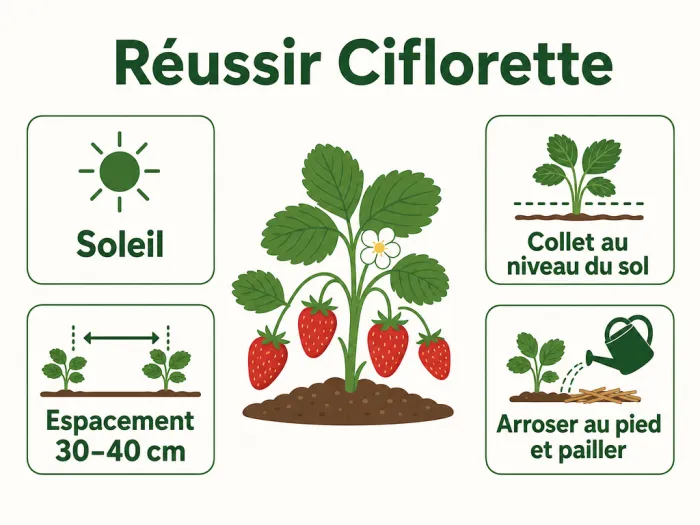 Quatre clés pour réussir Ciflorette