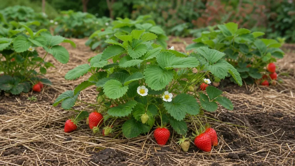 Fraisier Mara des Bois au potager